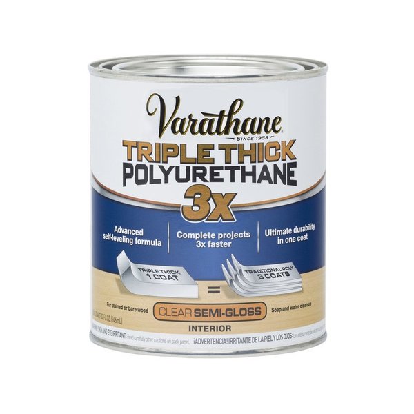 Krud Kutter Varathane Semi-Gloss Clear Oil-Based Polyurethane 1 qt 284472